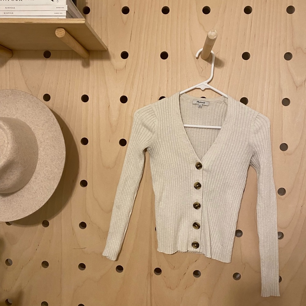 Madewell Button Down Sweater